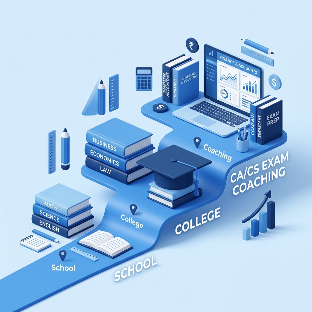 Educational curriculum representing school college and professional programs vector
